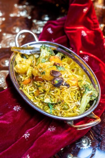 Riso con verdure e spezie